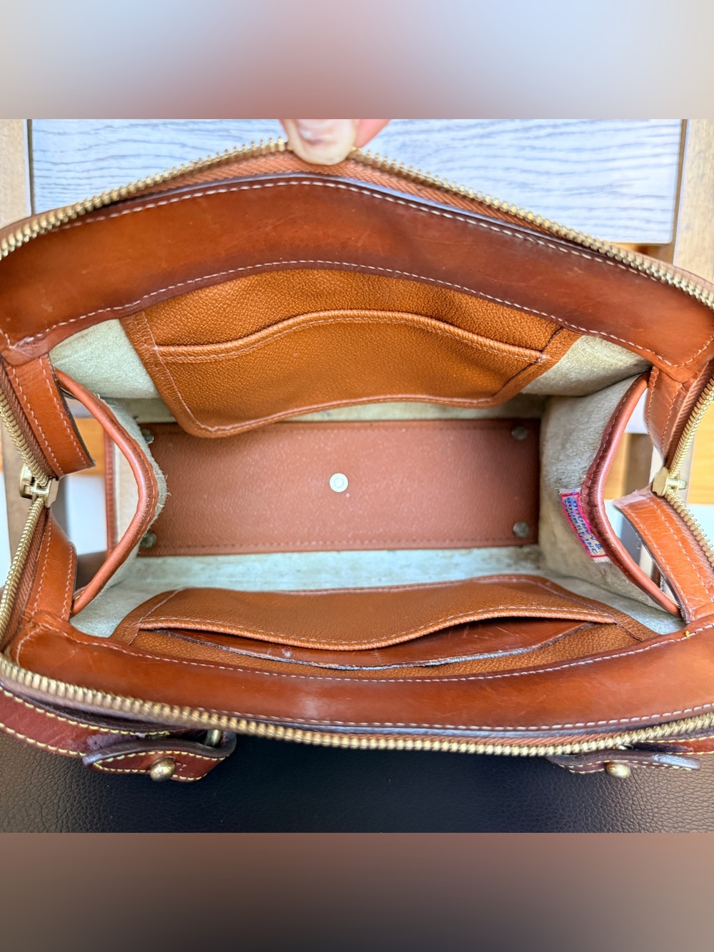 Dooney & Bourke All-Weather Leather Carpet Shoulder Bag - Picture 8 of 11